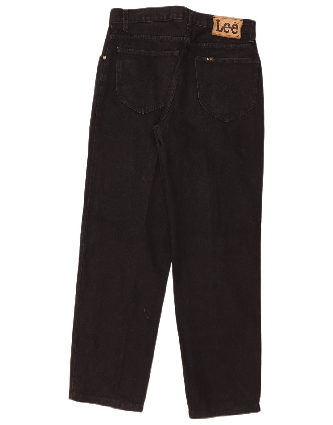 Lee Mens Kansas Straight Jeans W32 L30 Algodão Preto