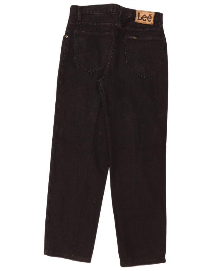 Lee Mens Kansas Straight Jeans W32 L30 Algodão Preto