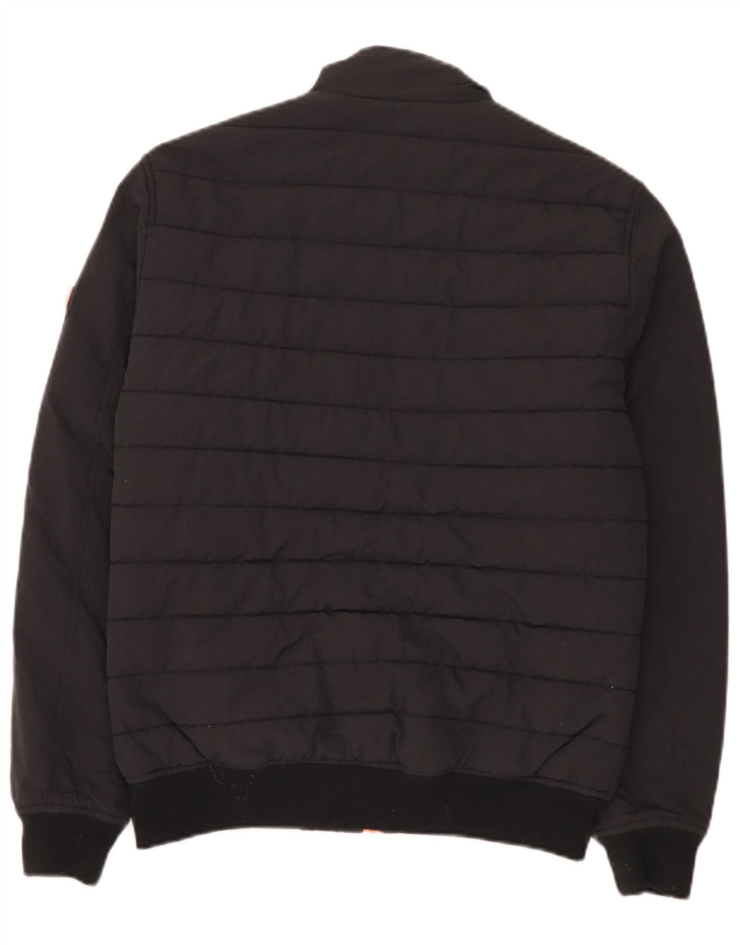 Jaqueta acolchoada masculina Superdry UK 38 médio preto nylon