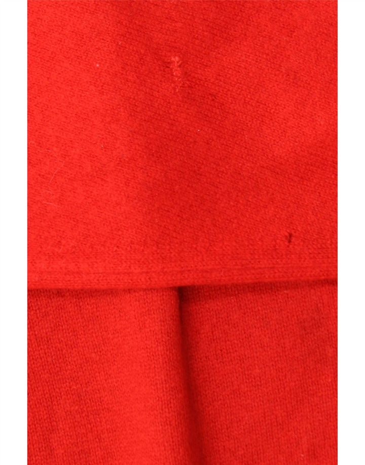 Suéter masculino Pringle com gola redonda grande vermelho de lã nova esportiva