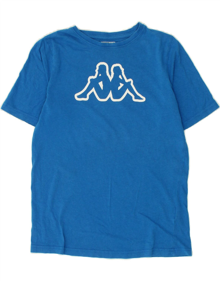 KAPPA Boys Graphic T-Shirt Top 11-12 Years Blue Cotton Vintage Kappa and Second-Hand Kappa from Messina Hembry 