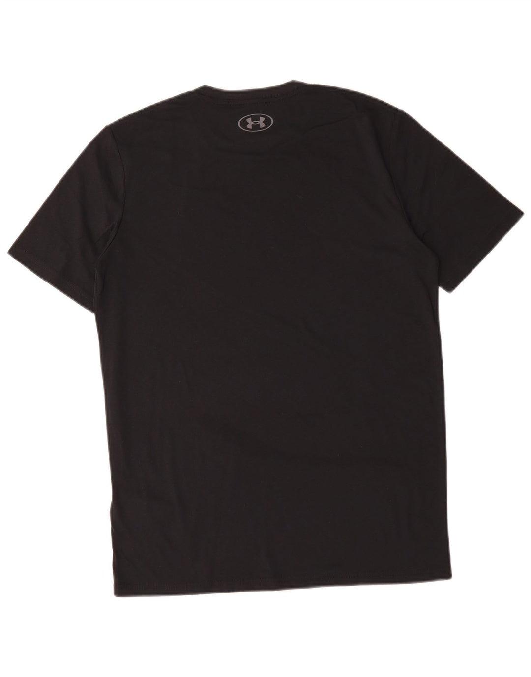 Under Armour Mens Camiseta Top Pequeno Algodão Preto