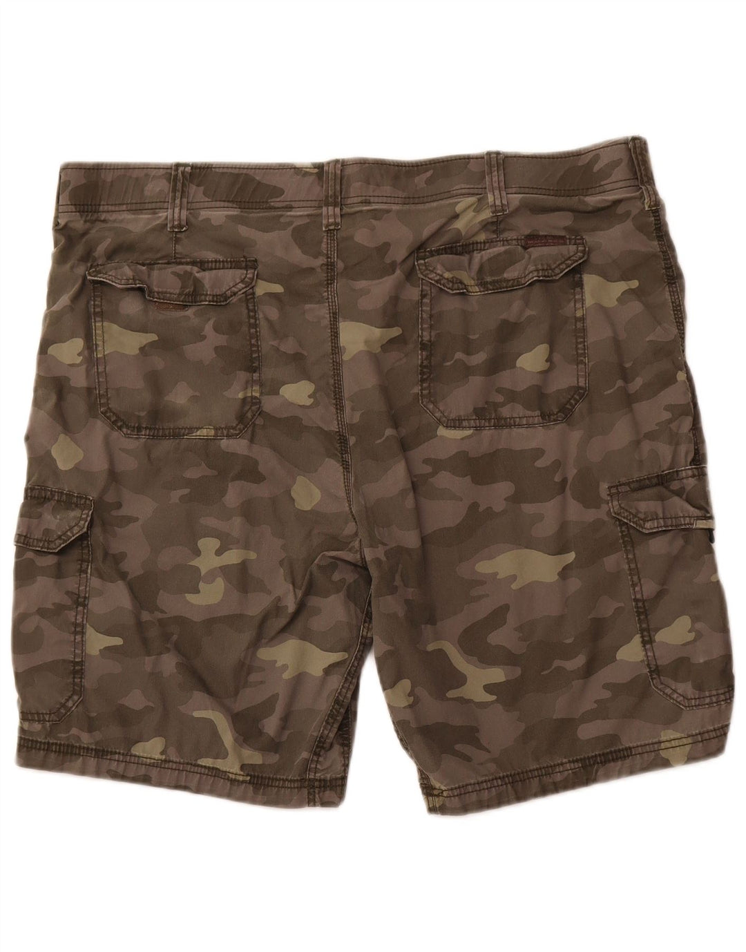 Shorts cargo masculinos LEE Extreme Motion W42 2XL algodão camuflado cáqui