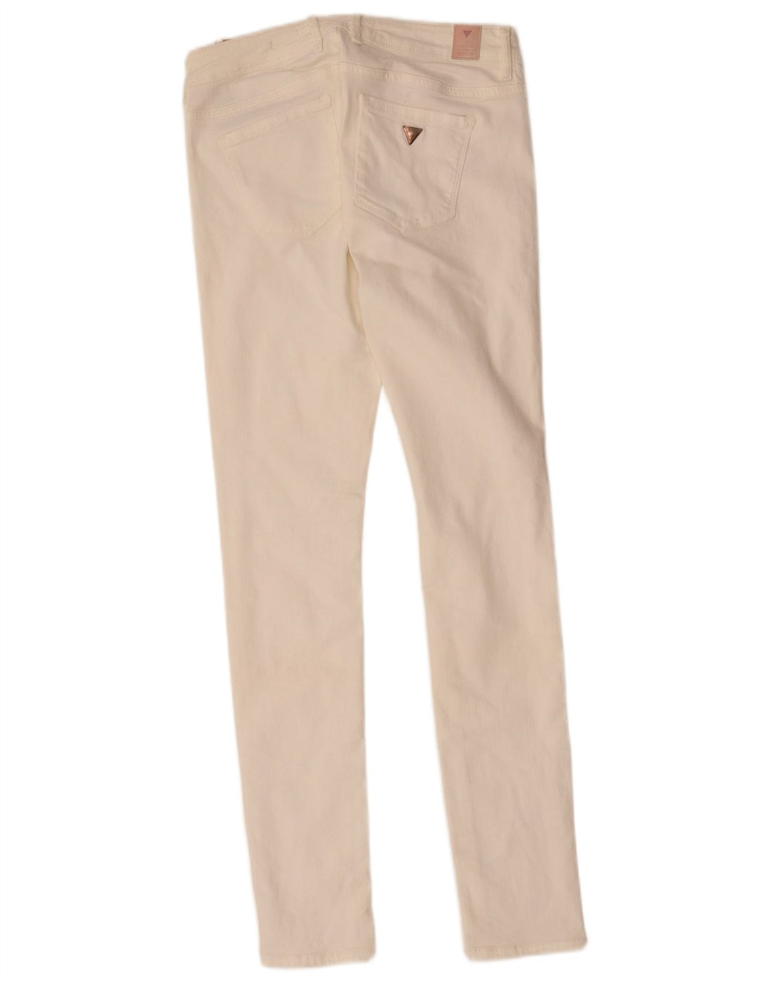 Calça jeans skinny feminina GUESS W29 L32 algodão branco
