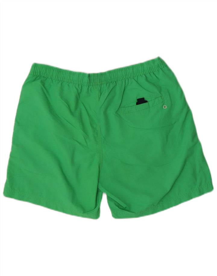 Shorts de natação masculino Lotto grande bloco colorido verde