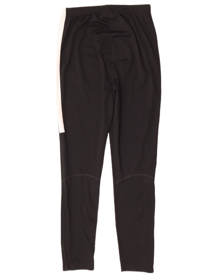 Calça de treino masculina Nike Dri Fit pequena preta colorblock poliéster