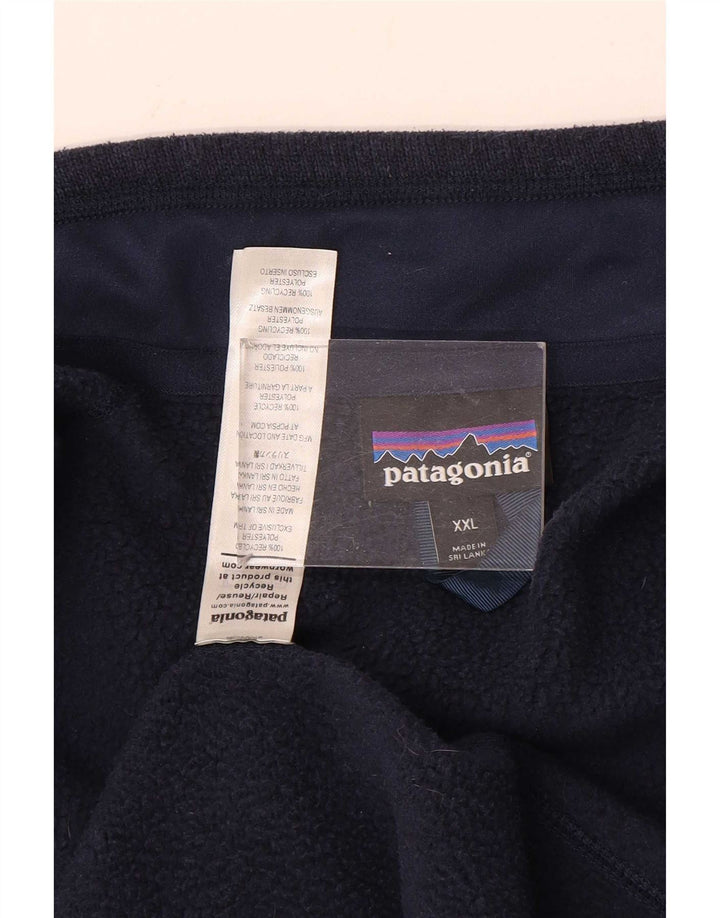 Jaqueta masculina sem mangas Patagonia 2XL azul marinho