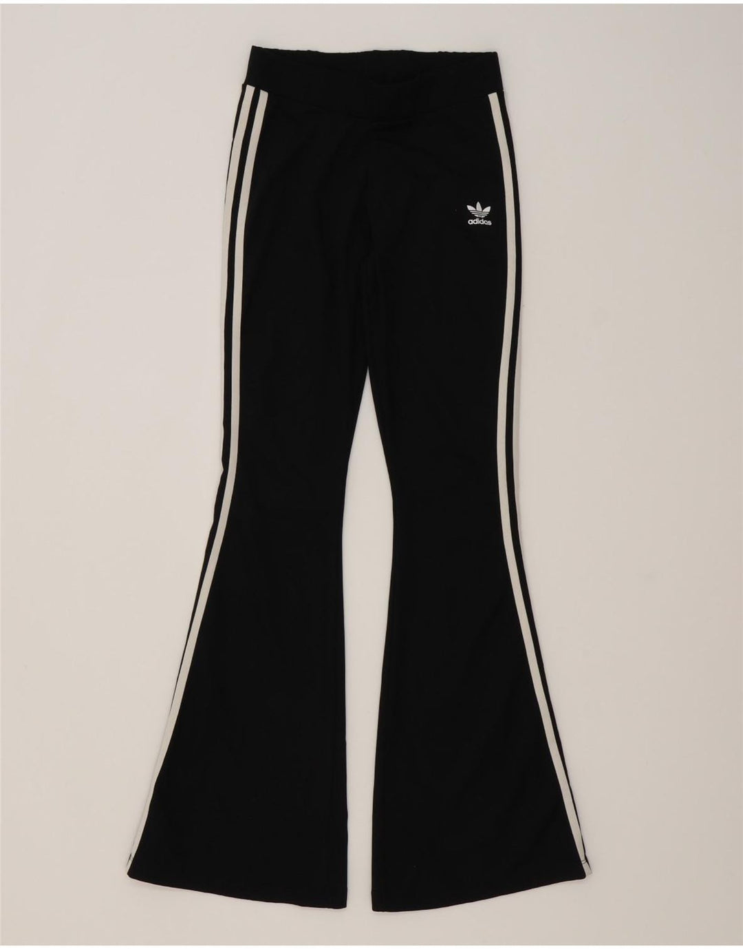 Calça Adidas Feminina Flare UK 12 Médio Preto Poliéster
