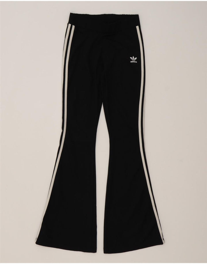 Calça Adidas Feminina Flare UK 12 Médio Preto Poliéster