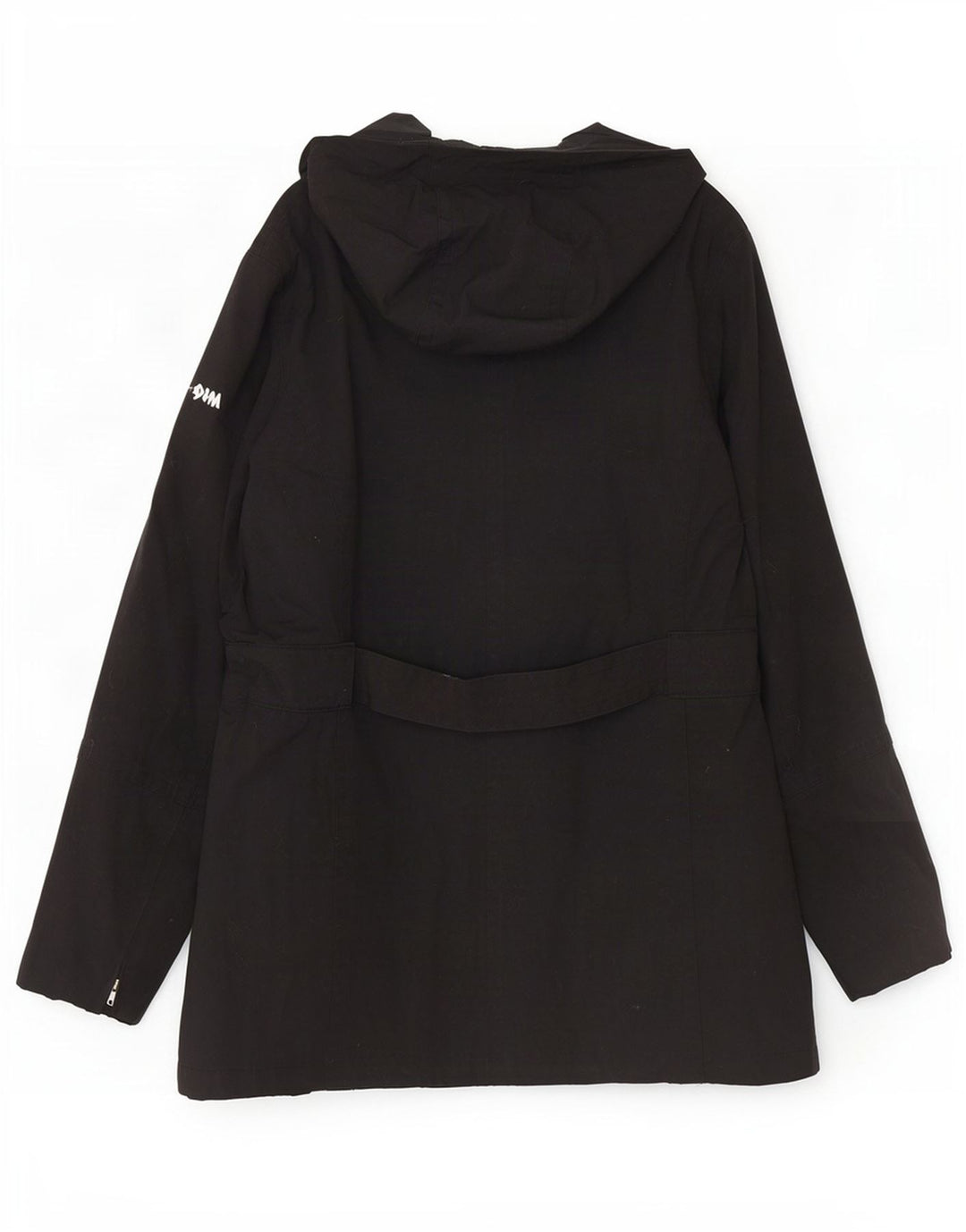 Jaqueta Parka Feminina Slam com Capuz Reino Unido 18 XL Preto Nylon