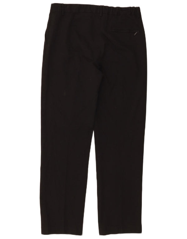 Calças Chino retas para meninos Marks & Spencer 15-16 anos W32 L29 pretas