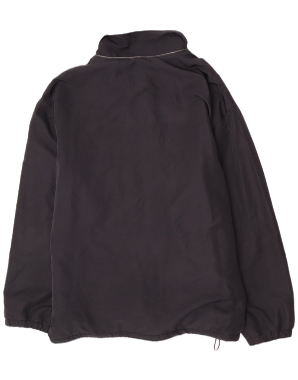 Jaqueta reversível masculina Kappa UK 42 XL poliéster preto