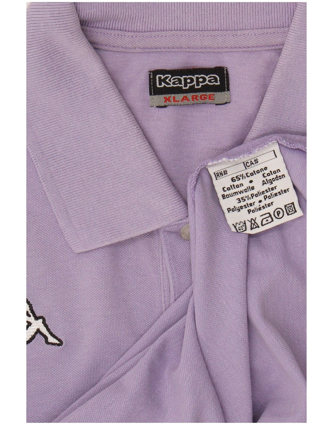 Camisa polo masculina KAPPA XL algodão roxo