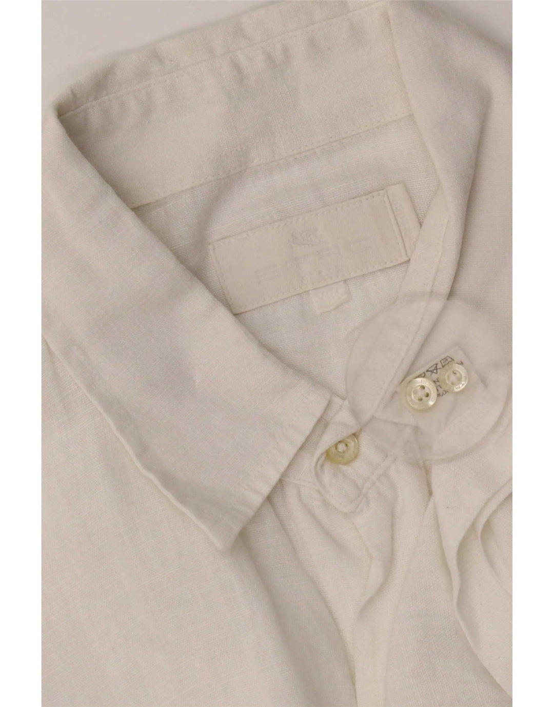 Camisa masculina Etro 2XL linho branco