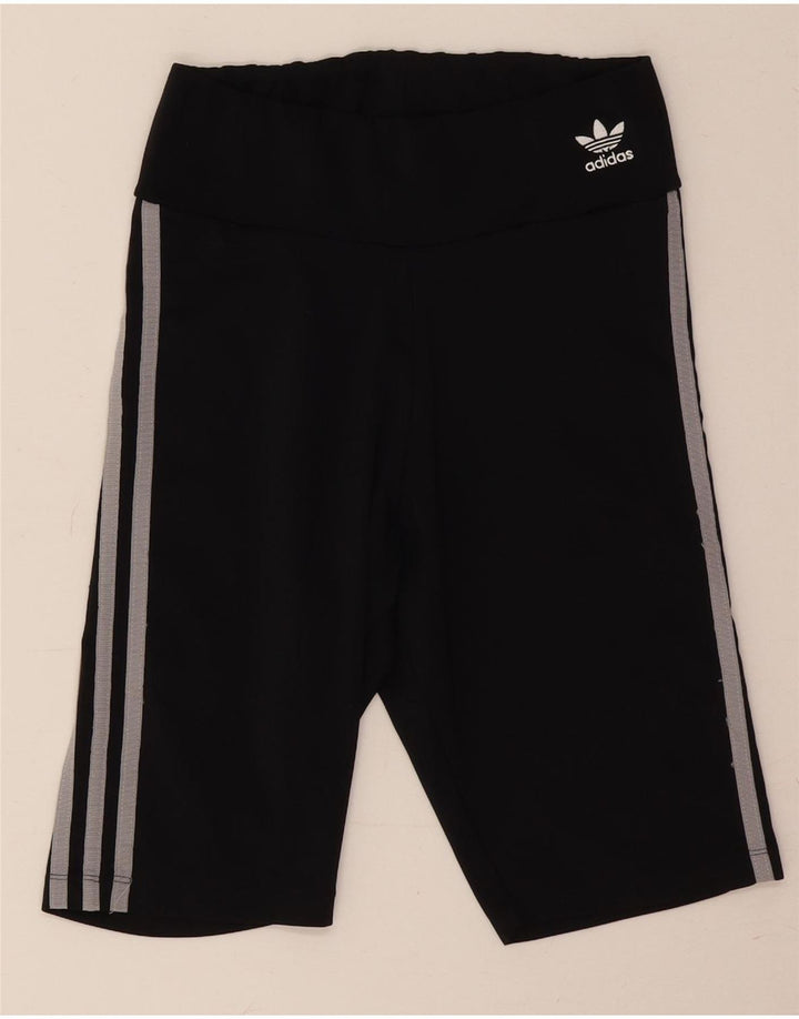 Shorts esportivos femininos Adidas UK 10 pequeno poliéster preto