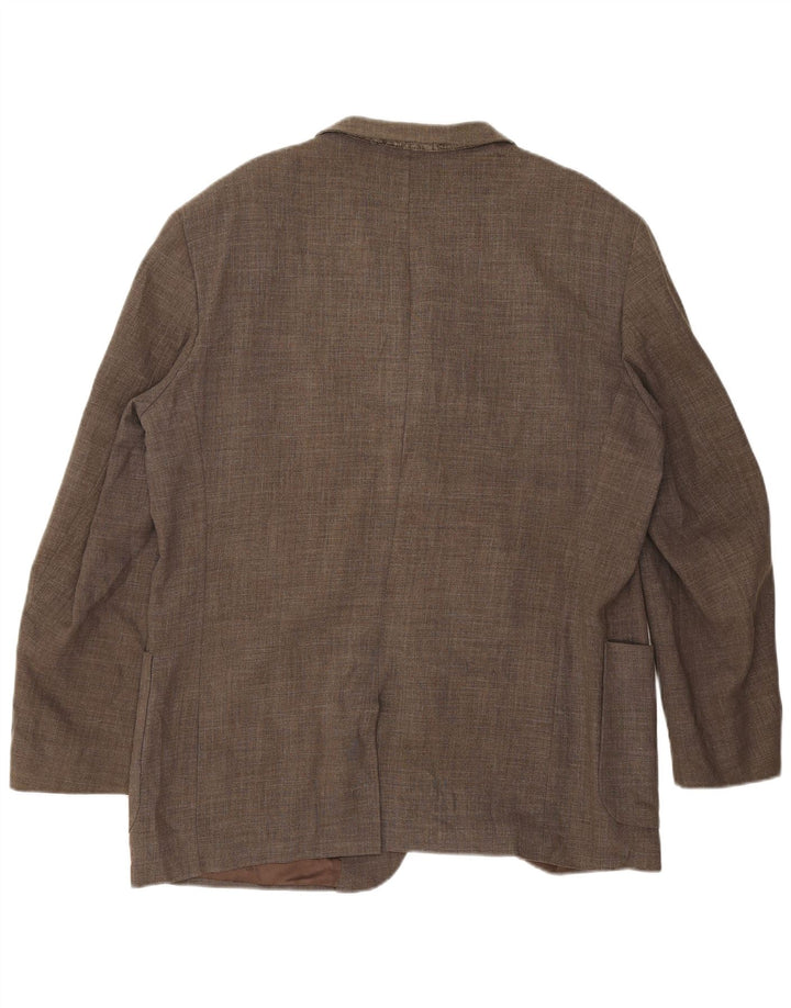 Jaqueta blazer masculina Massimo Dutti com 3 botões UE 46 pequena lã cinza