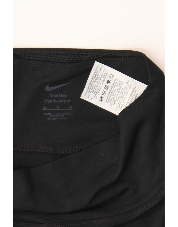 Leggings Nike Dri Fit Crop Femininas UK 12 Médio Preto Poliéster