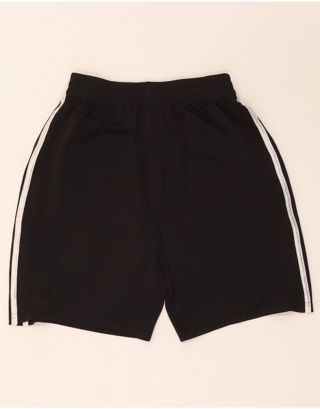 Shorts esportivos masculinos Adidas 12-13 anos grandes poliéster preto