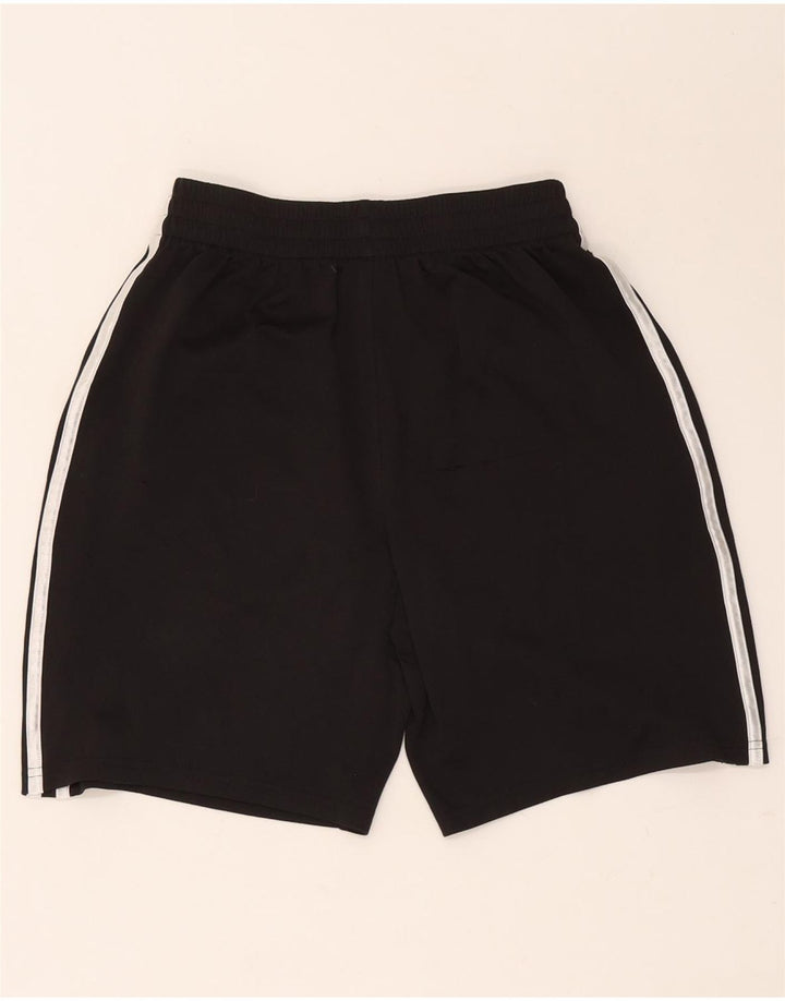 Shorts esportivos masculinos Adidas 12-13 anos grandes poliéster preto