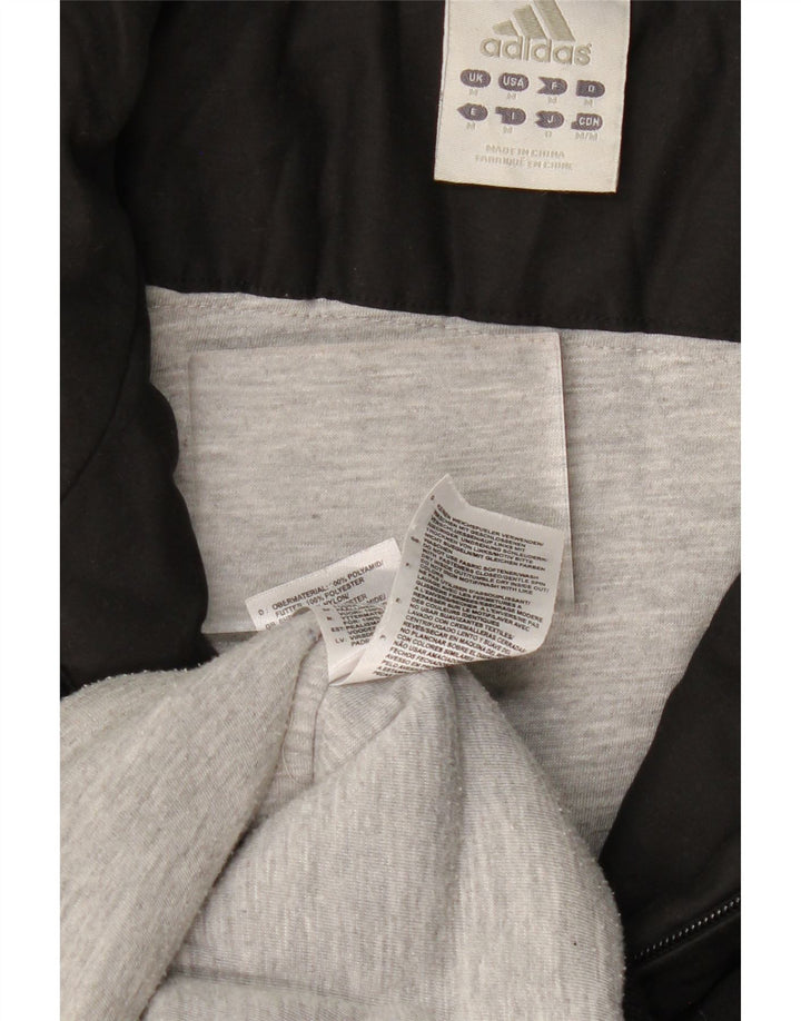 ADIDAS Mens Graphic Bomber Jacket UK 38 Médio Preto Poliamida