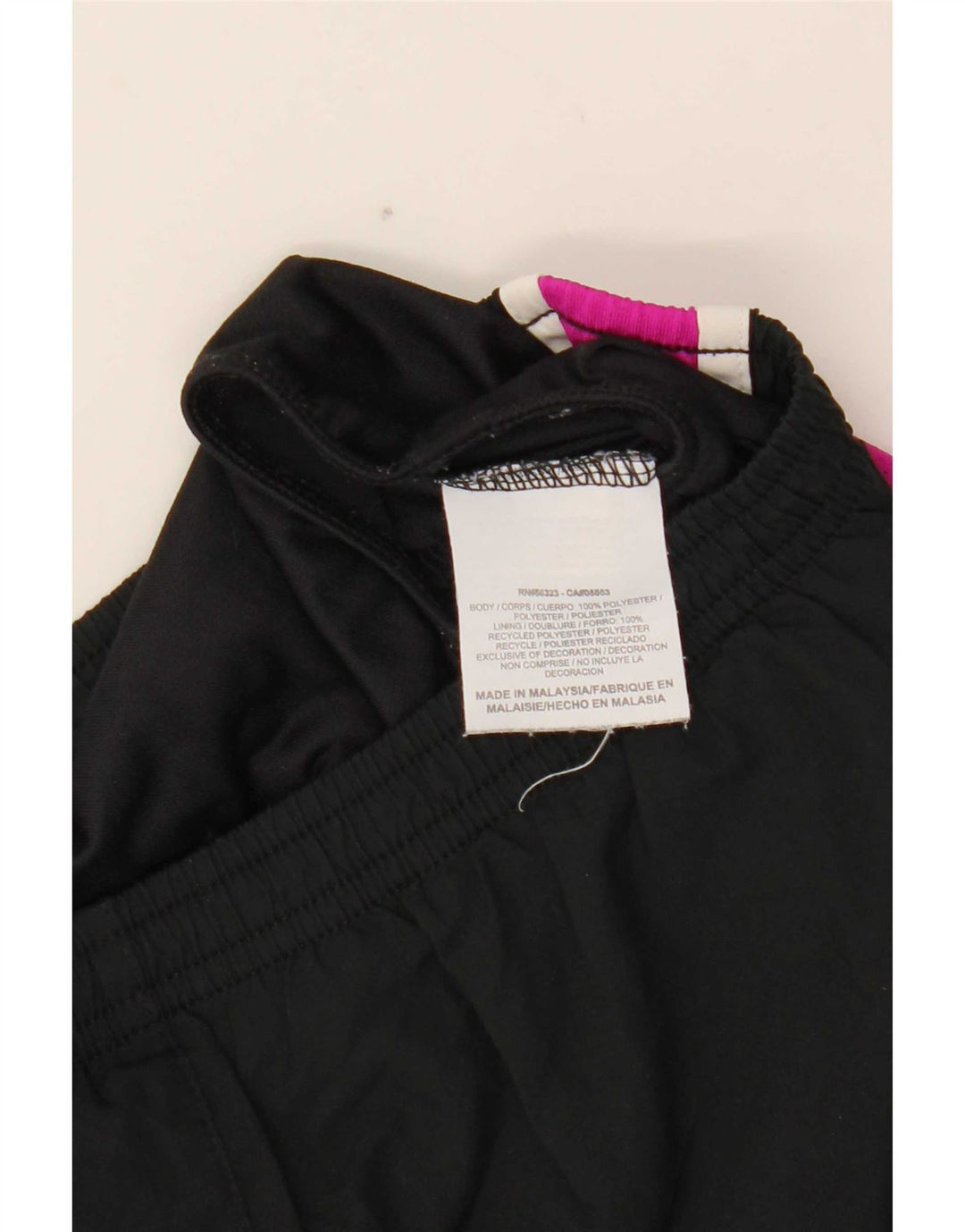 Shorts esportivos femininos Nike UK 14 médio preto colorblock poliéster