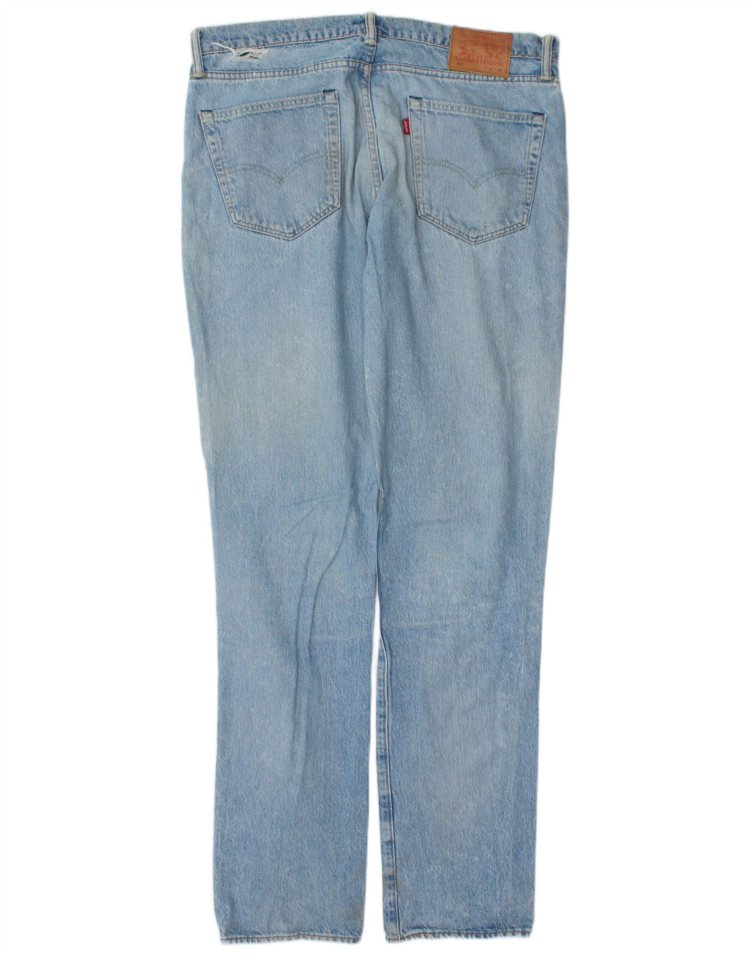 Levi's Mens Distressed Slim Jeans W36 L34 Azul Algodão