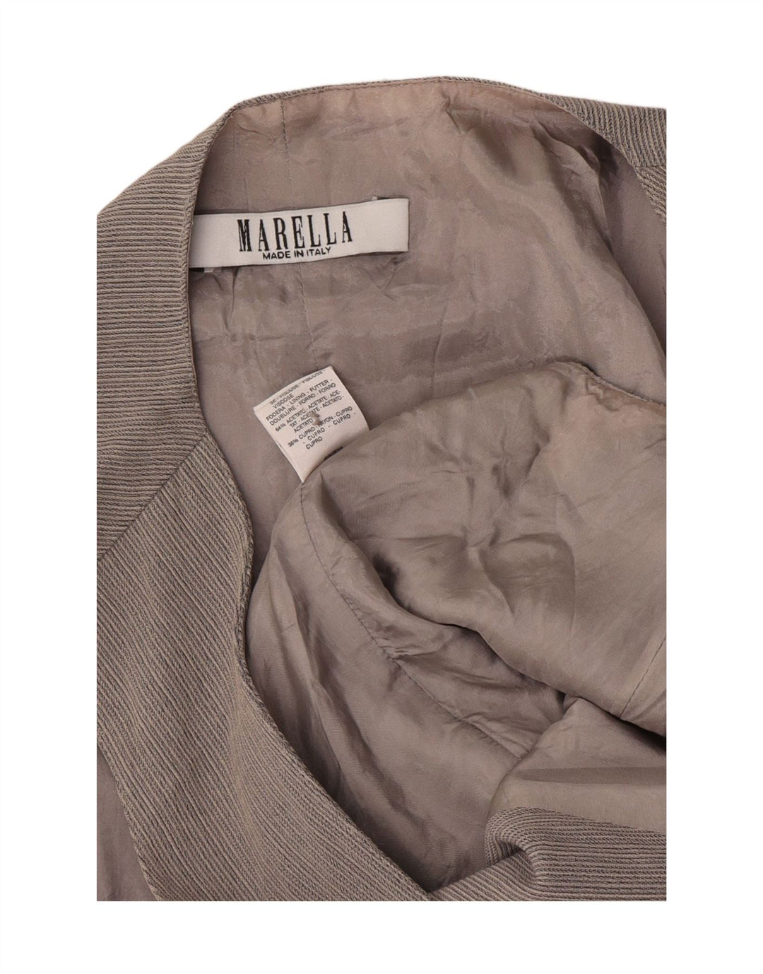 Colete feminino Marella UK 12 cinza médio