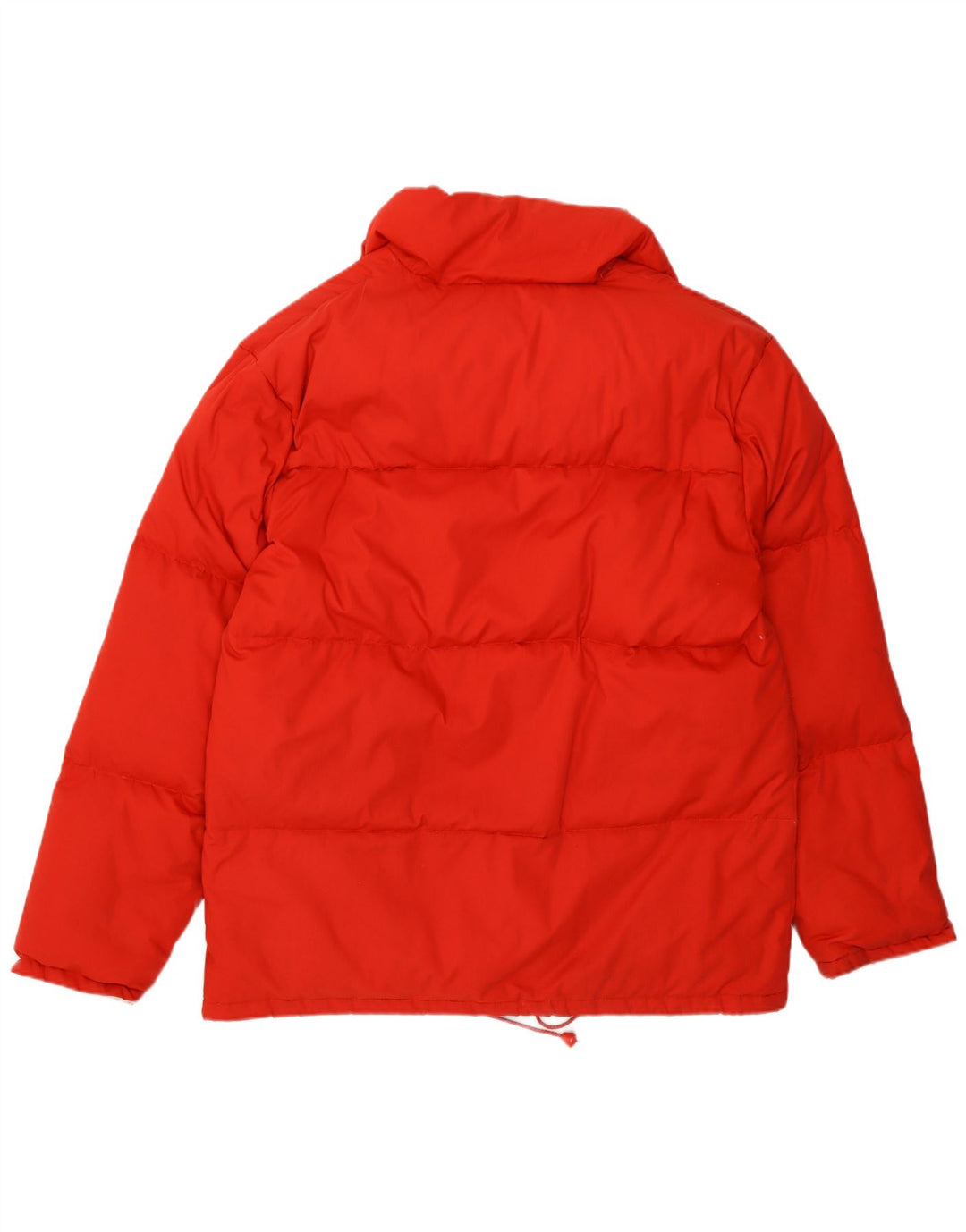 Jaqueta masculina acolchoada com capuz North Land UK 38 algodão vermelho médio