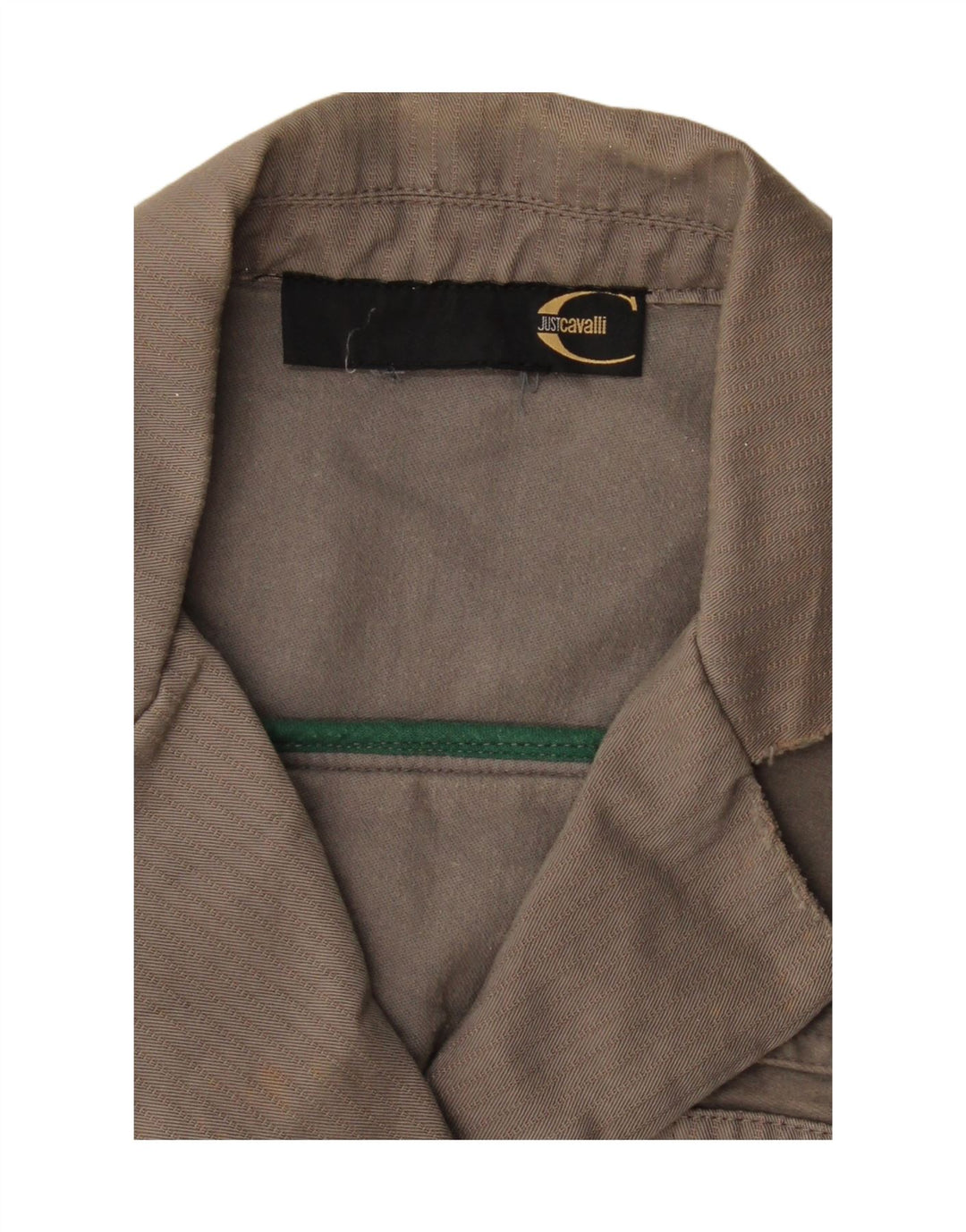 JUST CAVALLI Womens 3 Button Blazer Jacket UK 12 Medium Grey