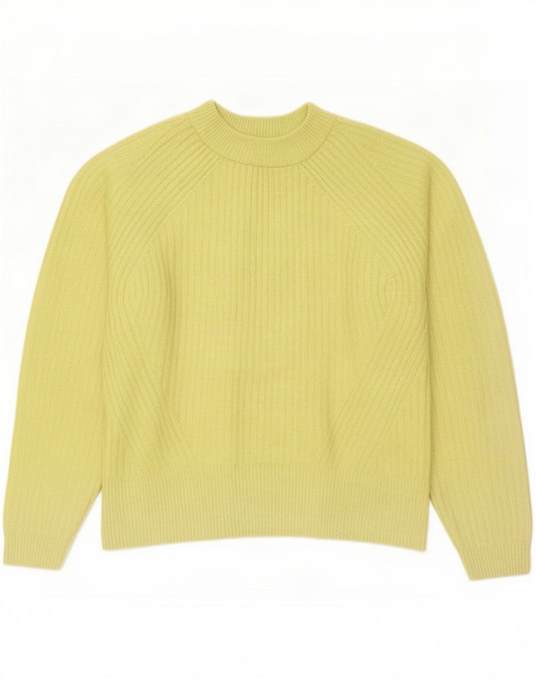 Suéter feminino Marks & Spencer com gola tartaruga Reino Unido 14 verde médio