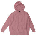 Suéter feminino com capuz Marks & Spencer Reino Unido 14 viscose rosa médio