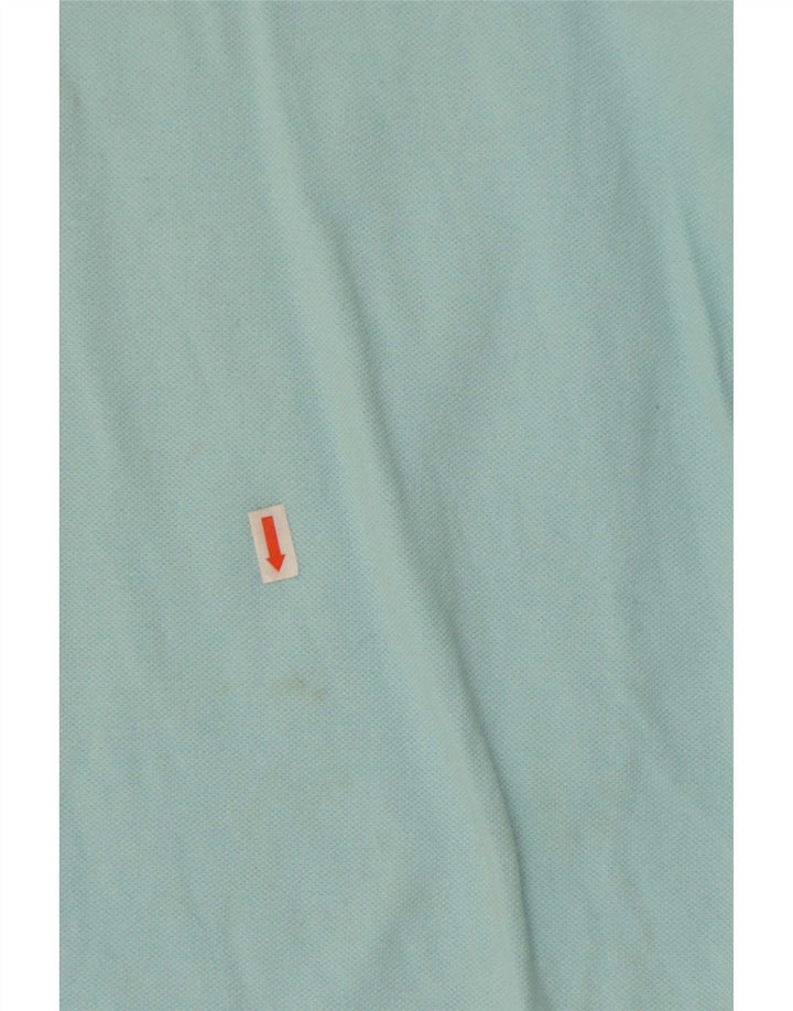 Camisa polo masculina Nautica grande algodão turquesa