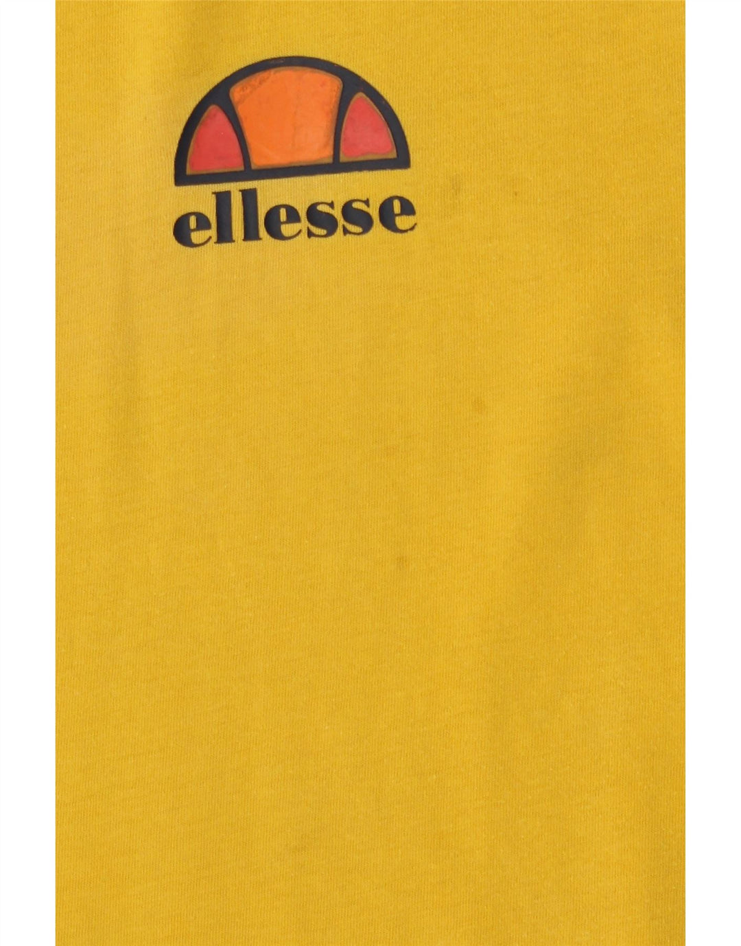 Camiseta masculina Ellesse Top médio algodão amarelo