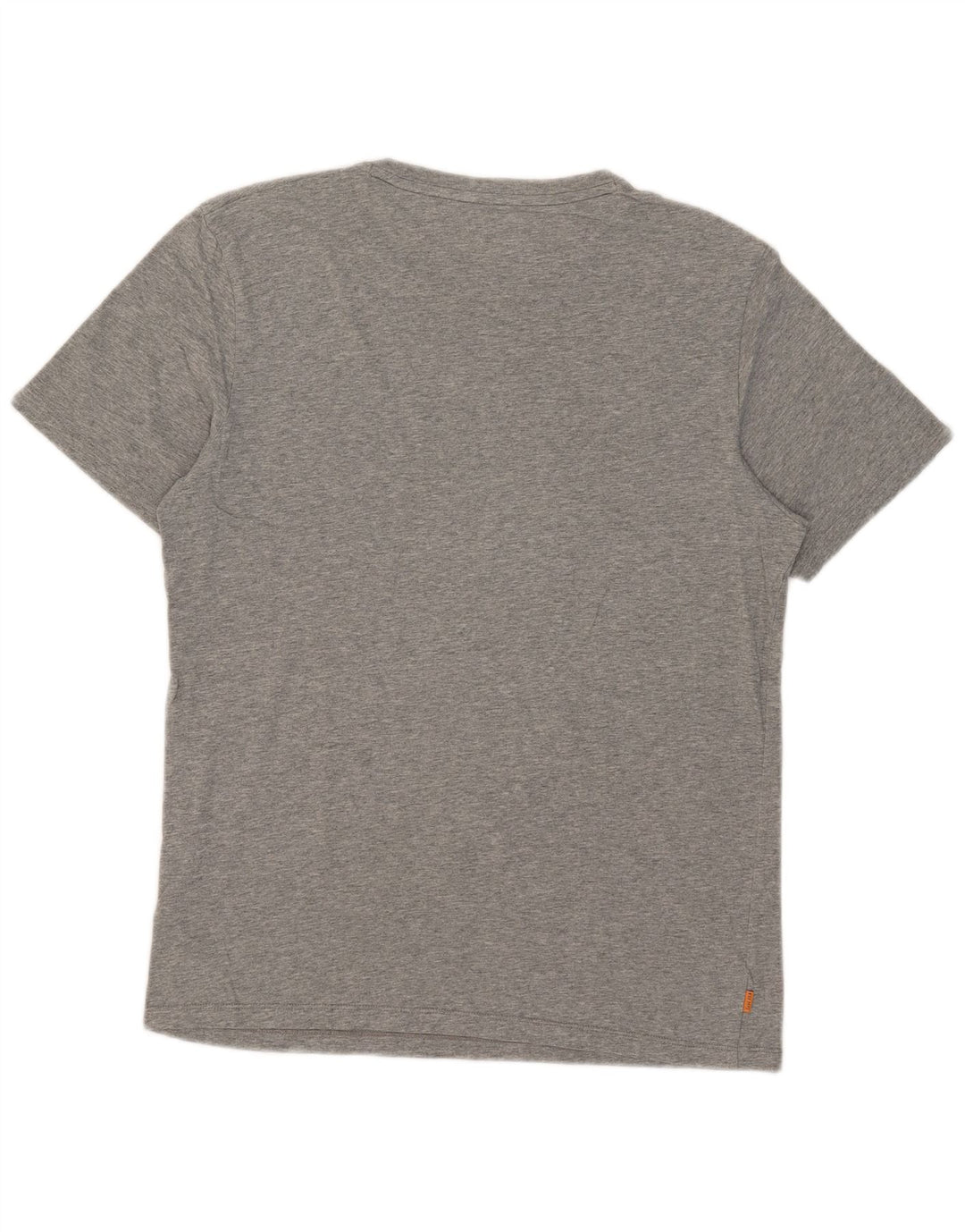 Camiseta masculina Timberland Regular Fit Graphic Top cinza médio algodão