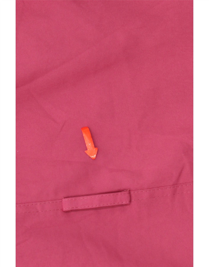 Casaco impermeável feminino Marks & Spencer Reino Unido 16 grande poliéster rosa