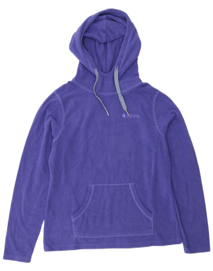 Mountain Warehouse Womens Hoodie Jumper UK 12 Poliéster Roxo Médio