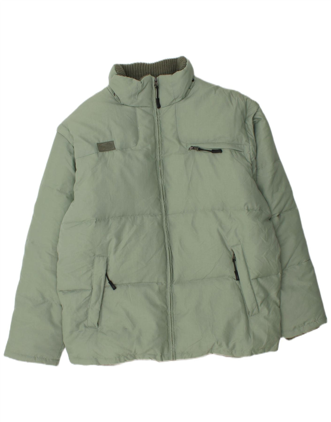Jaqueta acolchoada masculina Fila UK 40 grande poliamida verde