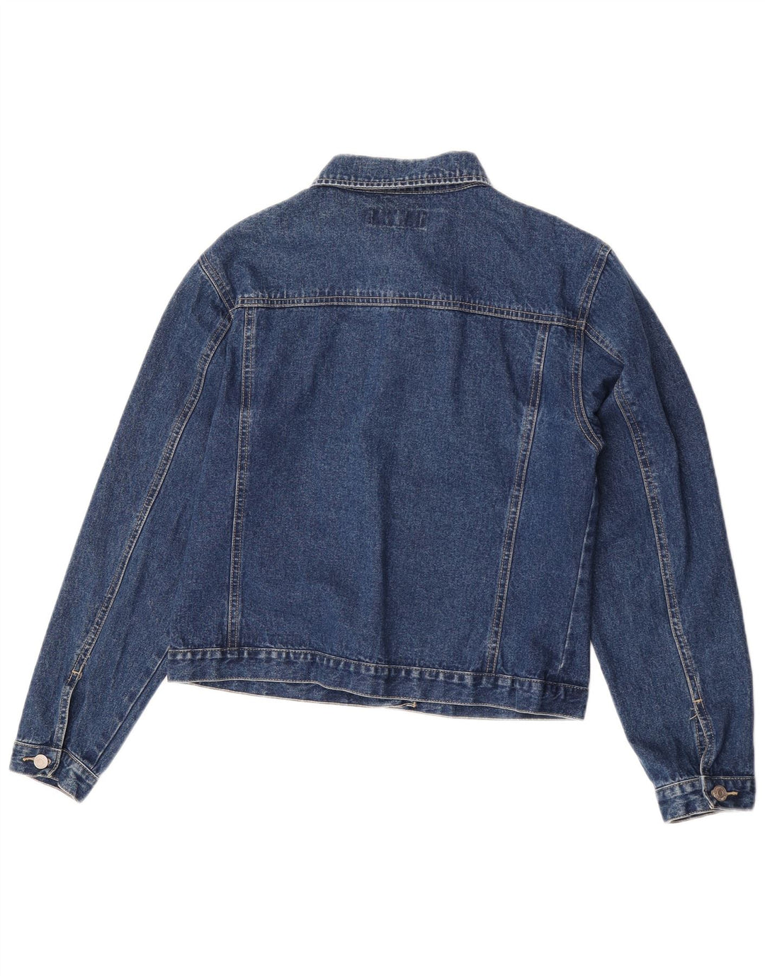 Jaqueta jeans feminina St. Bernard Reino Unido 16 grande algodão azul