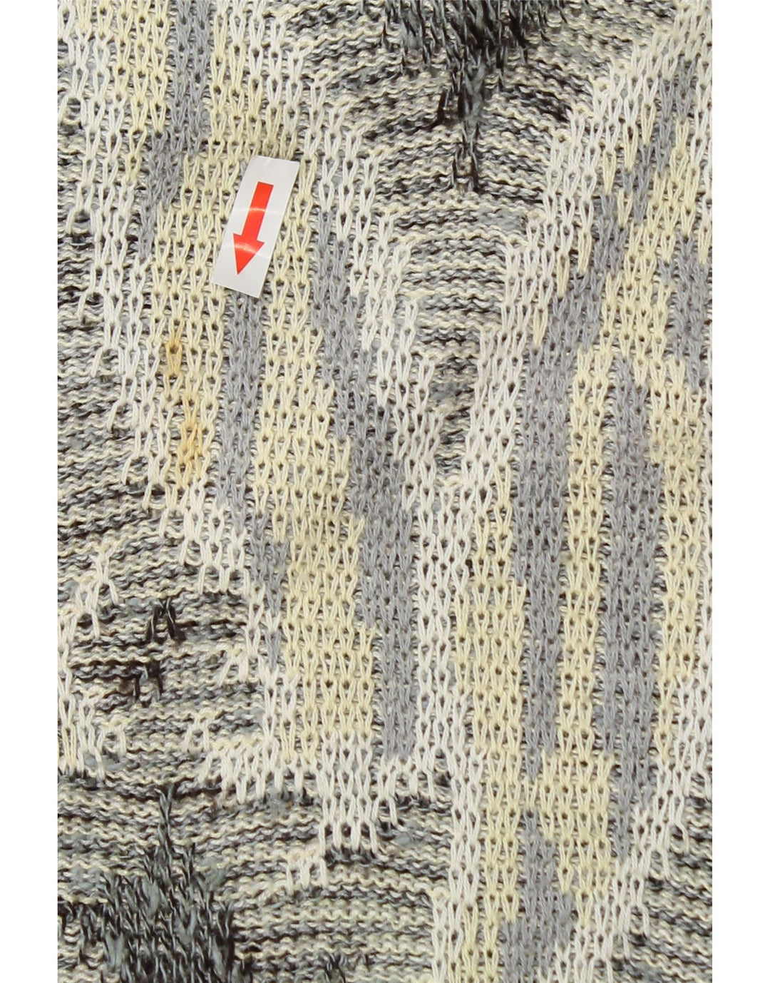 Suéter masculino Monello com gola canoa e algodão Paisley cinza grande