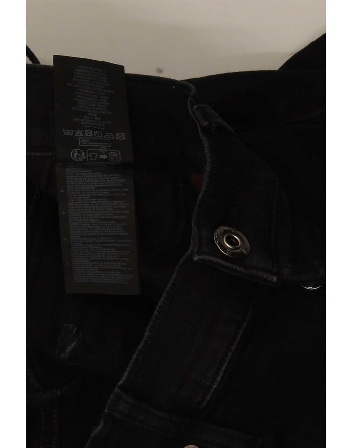 G-Star Masculino 3301 Slim Jeans W32 L32 Algodão Preto