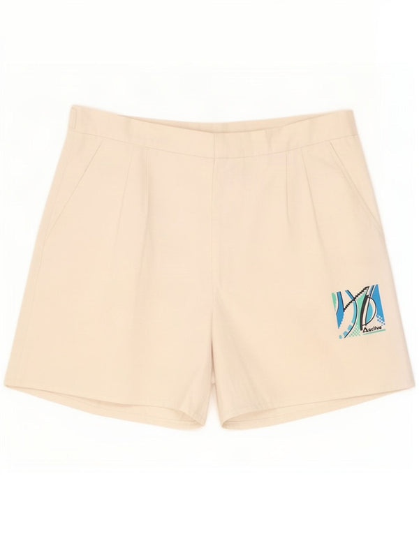 Shorts casuais femininos ativos 2XL W46 algodão branco