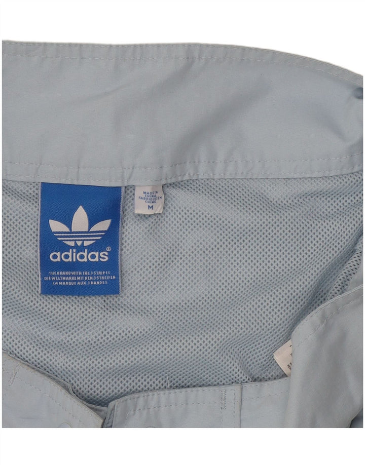 Shorts de natação masculinos Adidas Graphic azul médio poliéster