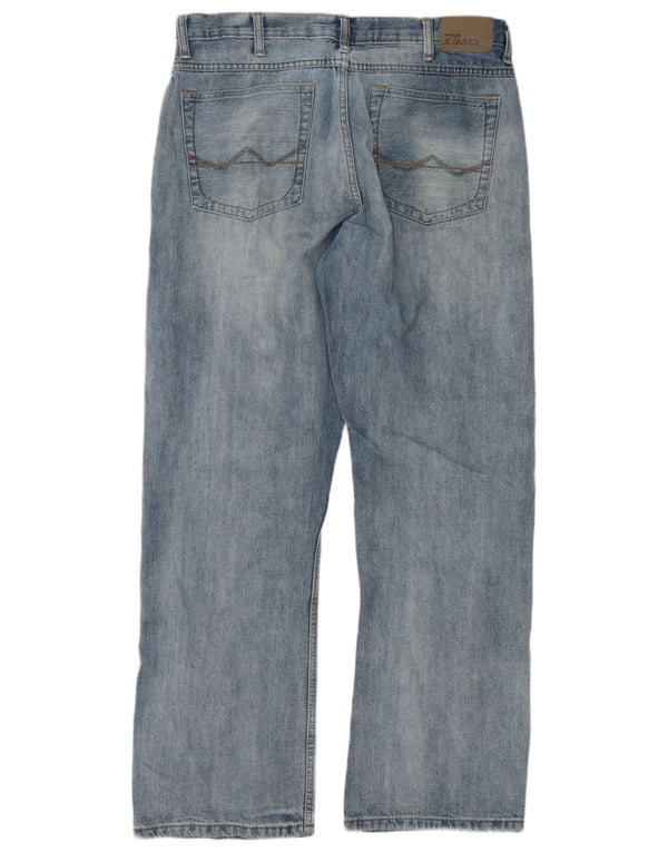 Wrangler Masculino Relaxado Fit Bootcut Jeans W34 L32 Azul