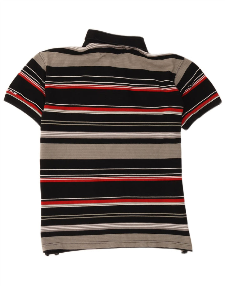 Camisa polo masculina Marina Militare média listrada multicolorida