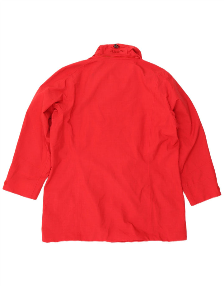 Jaqueta de chuva feminina Schoffel UK 20 2XL poliéster vermelho