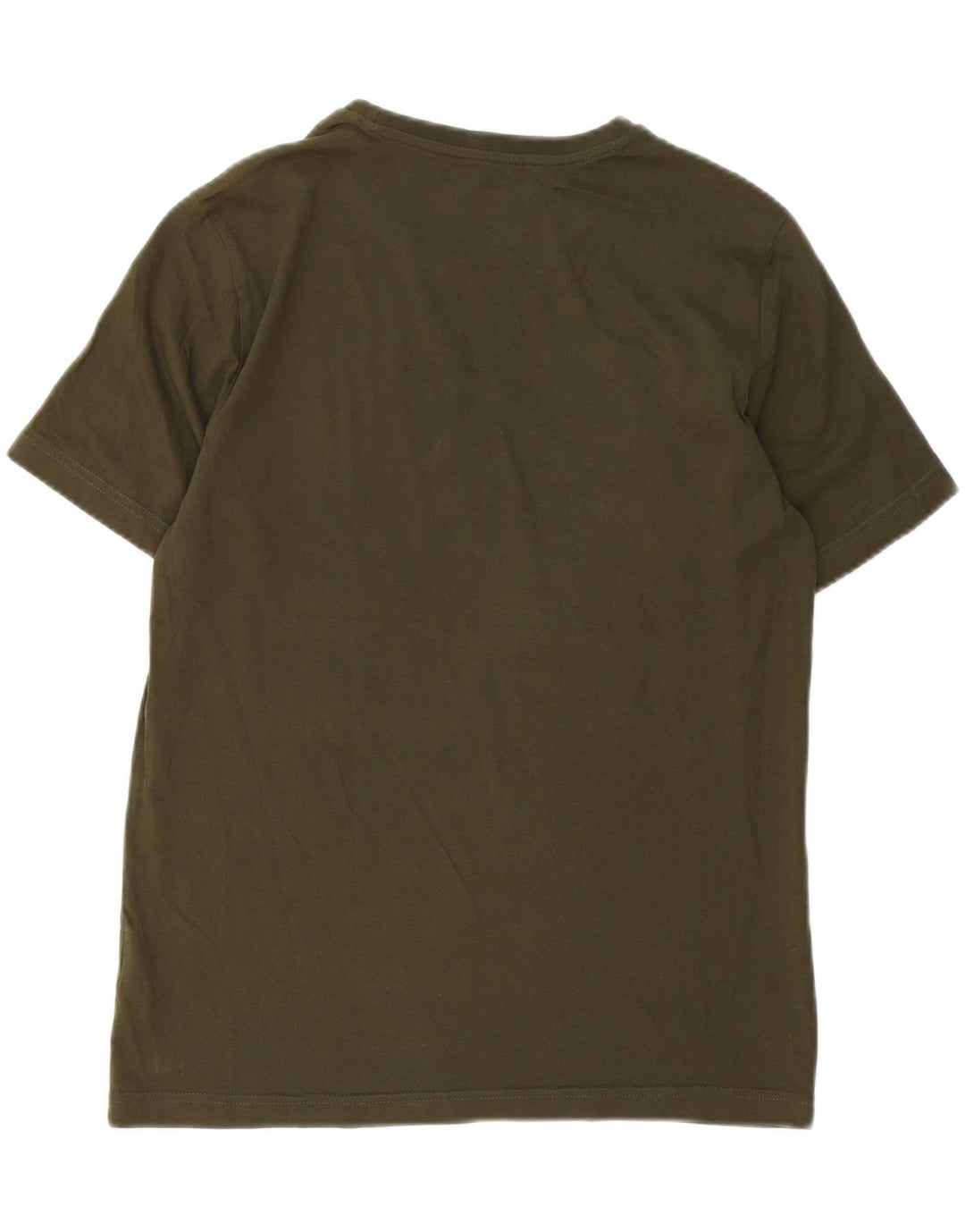 Camiseta masculina PUMA com estampa gráfica pequena de algodão verde