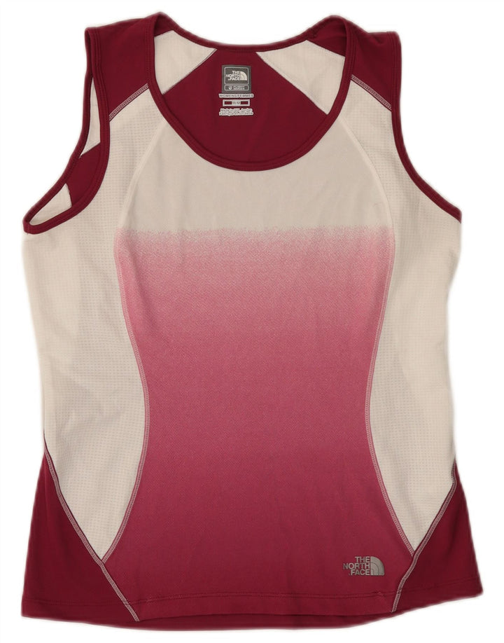 Colete feminino The North Face UK 12 poliéster colorblock médio Borgonha