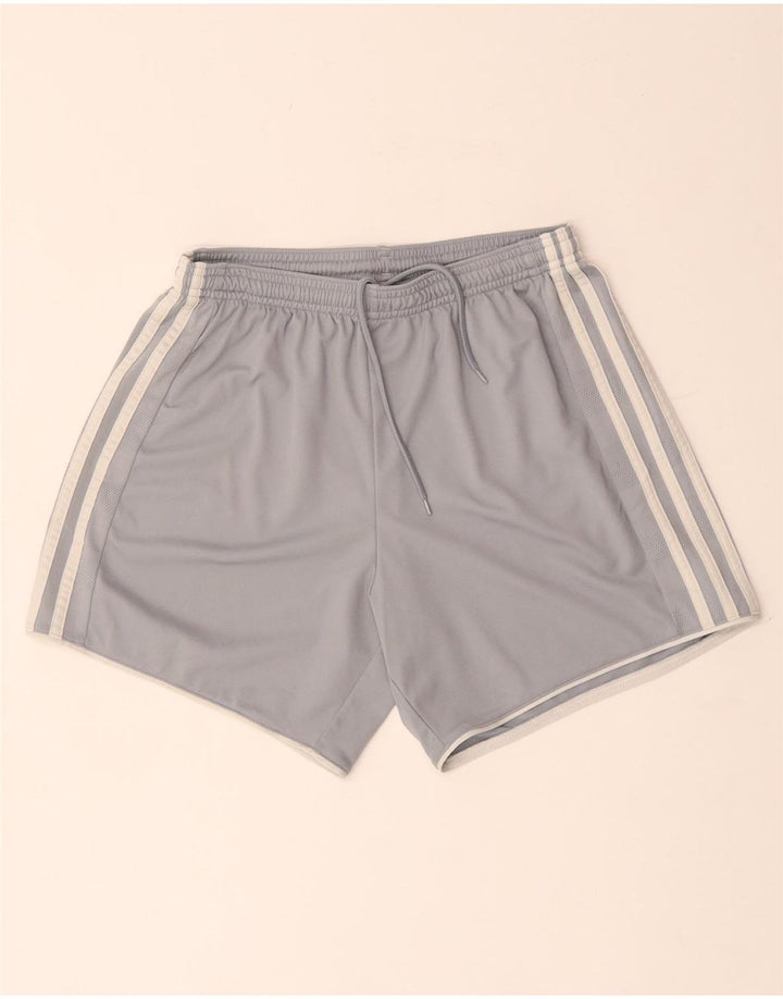 Adidas Womens Climacool Sport Shorts UK 8/10 Pequeno Cinza Poliéster