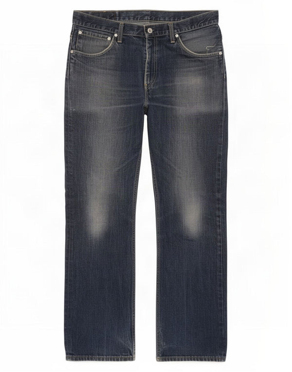 Levi's Masculino 507 Bootcut Jeans W34 L34 Azul Algodão