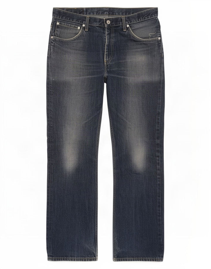 Levi's Masculino 507 Bootcut Jeans W34 L34 Azul Algodão